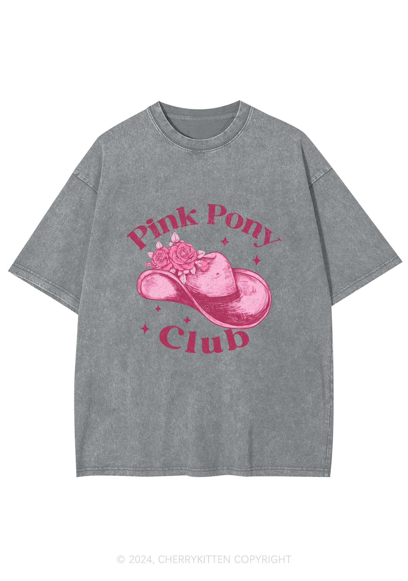 Pink Pony Club Y2K Washed Tee Cherrykitten