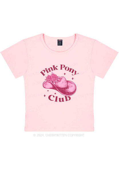 Pink Pony Club Y2K Baby Tee Cherrykitten