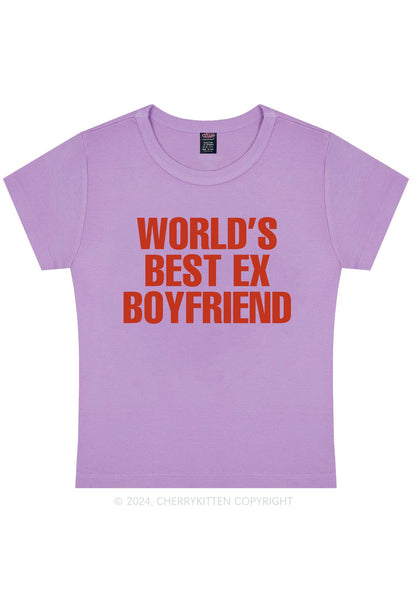 Best Ex Boyfriend Y2K Baby Tee Cherrykitten