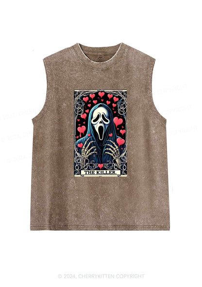 Halloween The Killer Y2K Washed Tank Cherrykitten