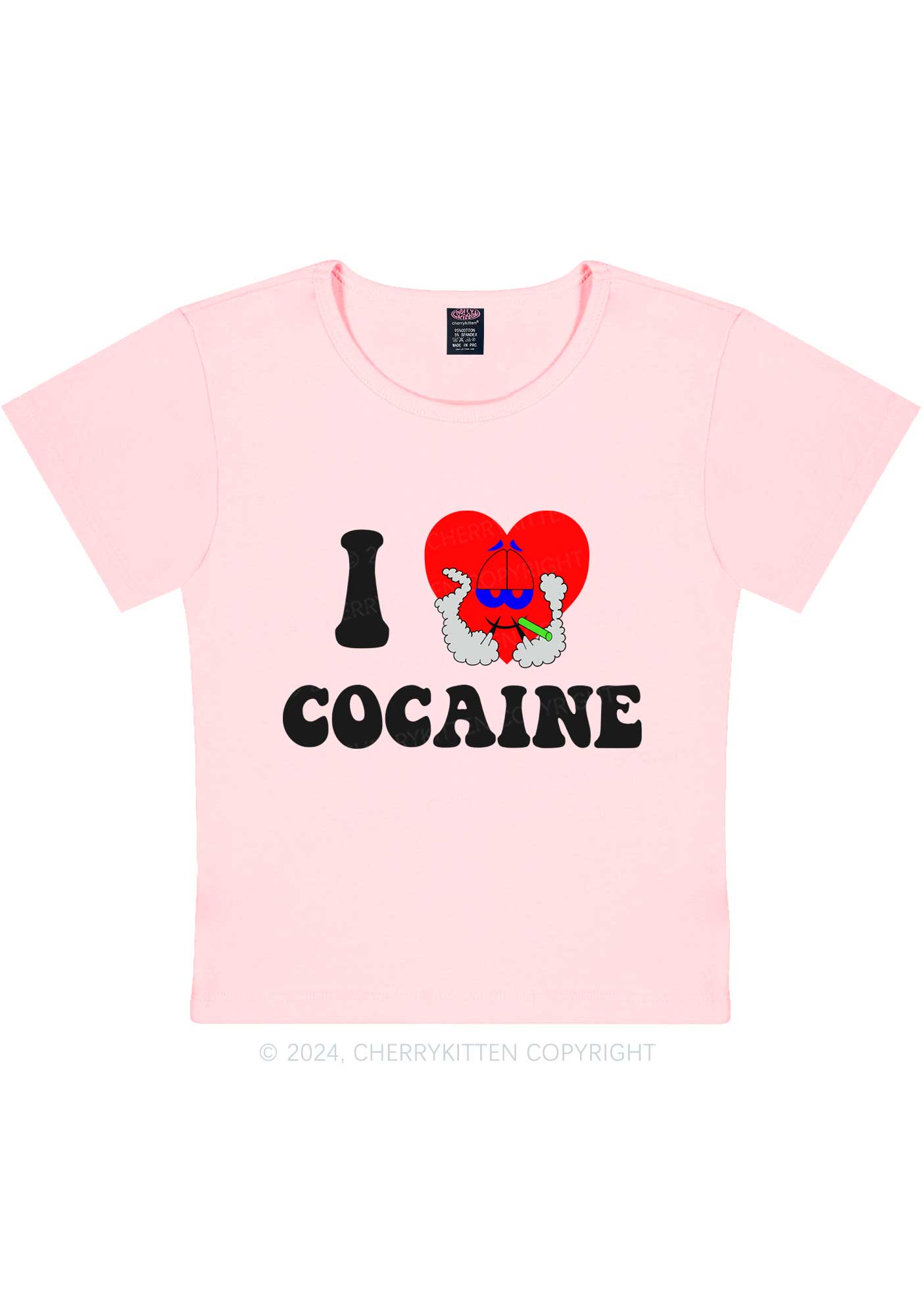 I Love Cola Y2K Baby Tee Cherrykitten