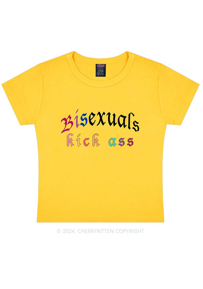 Bisexuals Kick Axx Y2K Baby Tee Cherrykitten