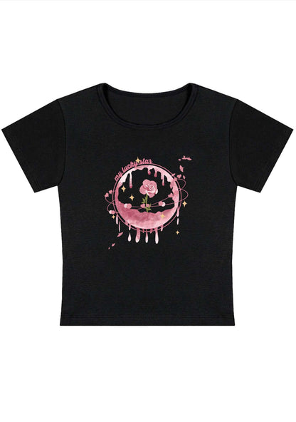 Curvy My Lucky Star Baby Tee