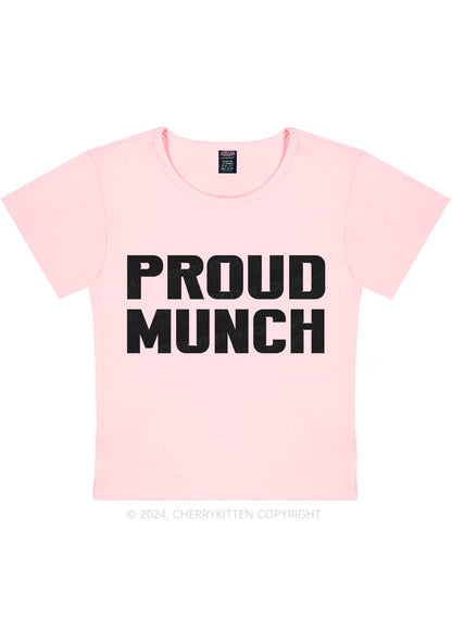 Proud Munch Y2K Baby Tee Cherrykitten