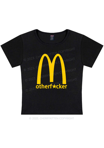 Big Motherfxcker Y2K Baby Tee Cherrykitten