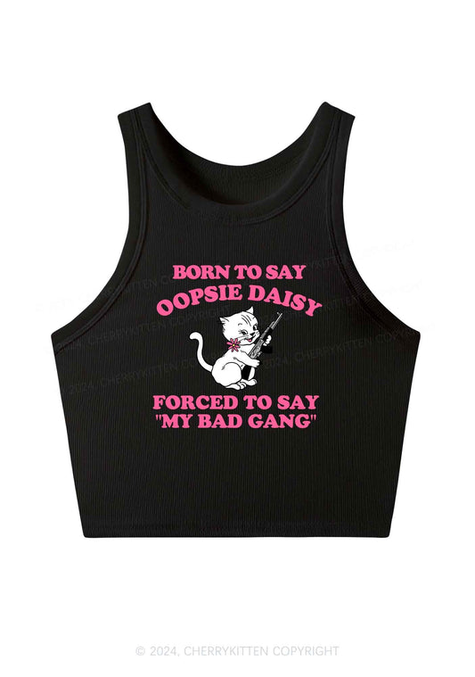 My Bad Gang Y2K Crop Tank Top Cherrykitten