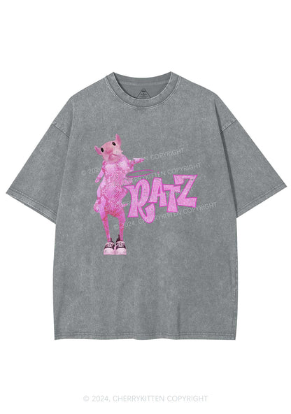 High Ratz Y2K Washed Tee Cherrykitten