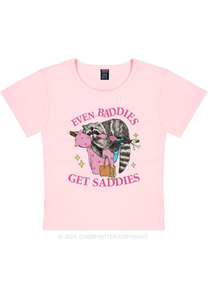 Baddies Get Saddies Y2K Baby Tee Cherrykitten