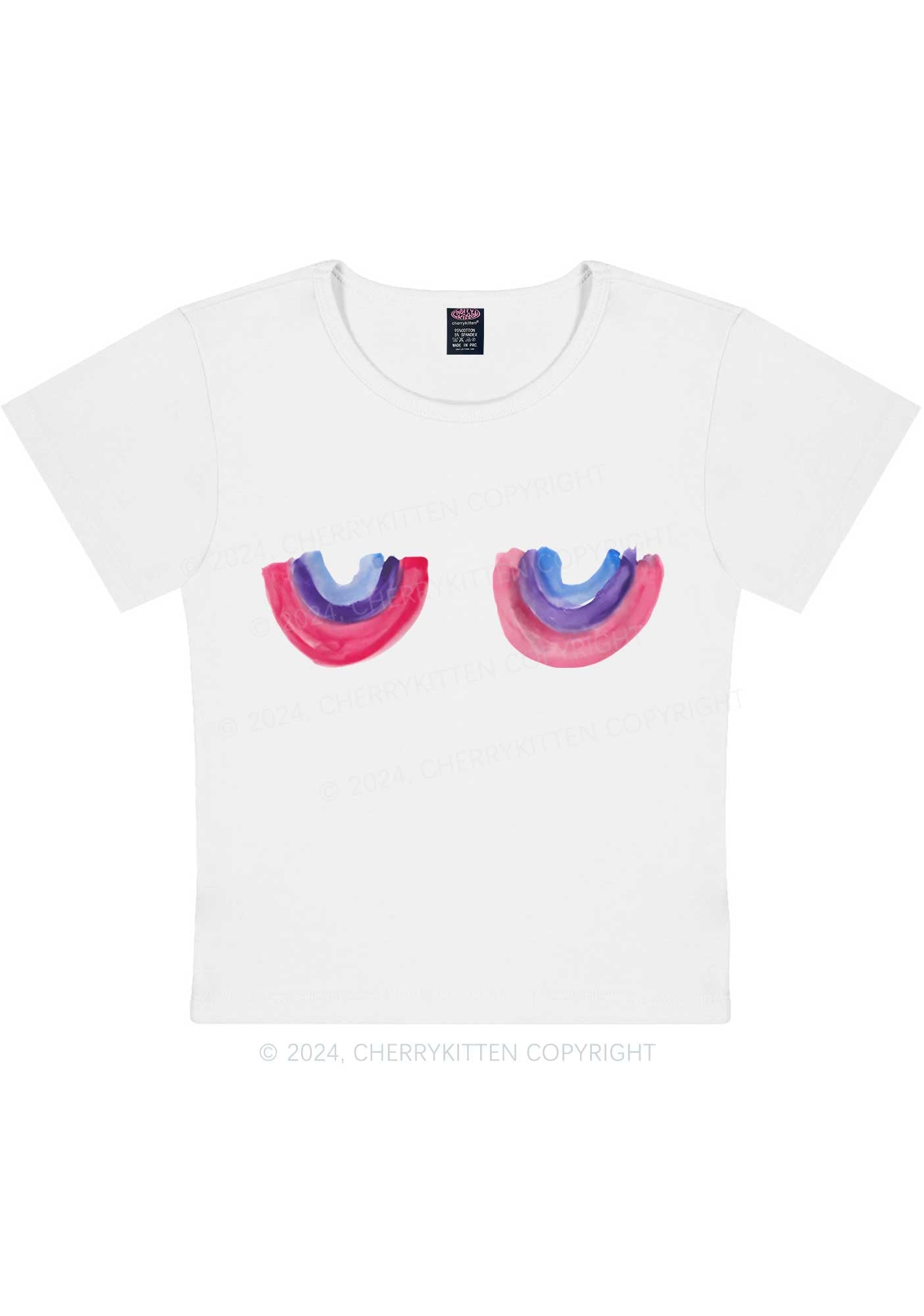 Bisexual Bxxb Y2K Baby Tee Cherrykitten