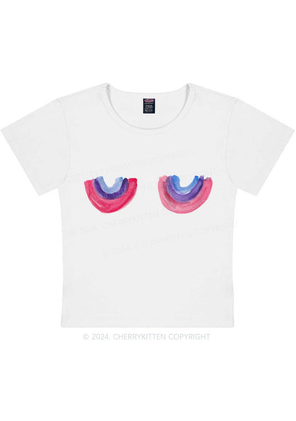 Bisexual Bxxb Y2K Baby Tee Cherrykitten