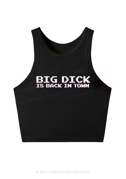 Big Is Back In Town Y2K Crop Tank Top Cherrykitten