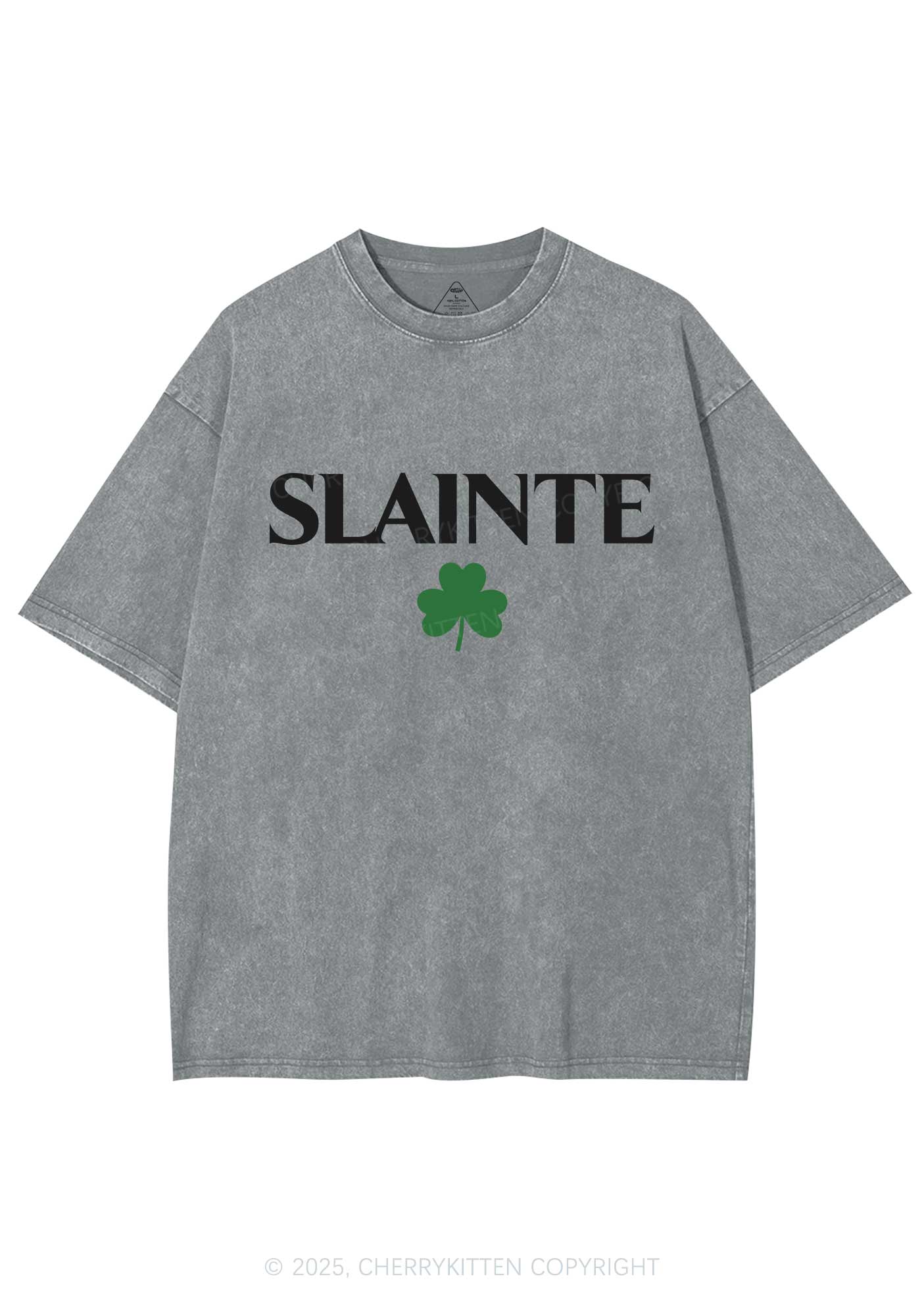 Slainte St Patricks St Patricks Y2K Washed Tee Cherrykitten