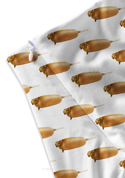 Corn Dog Y2K Print Mini Skirt Cherrykitten