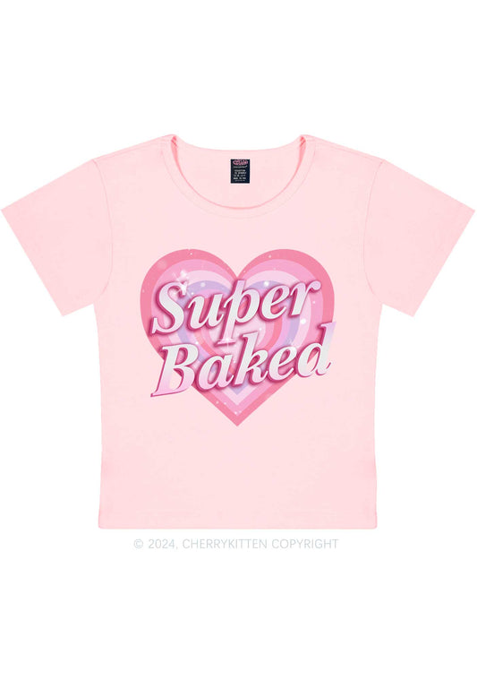 Super Baked Y2K Baby Tee Cherrykitten