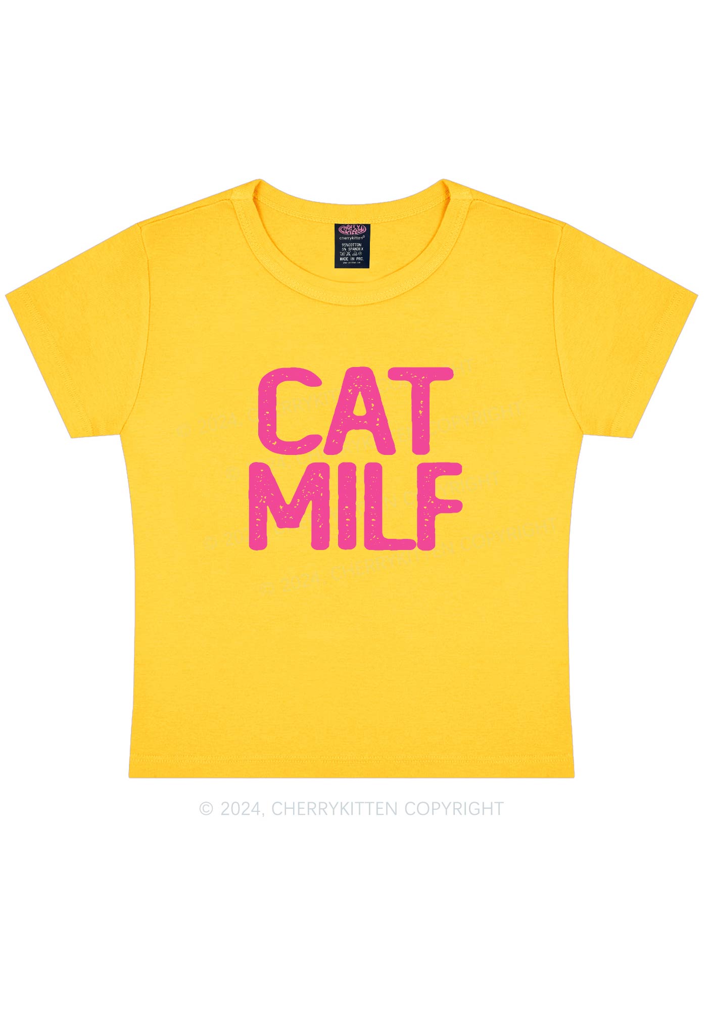 Cat Mxxf Y2K Baby Tee Cherrykitten