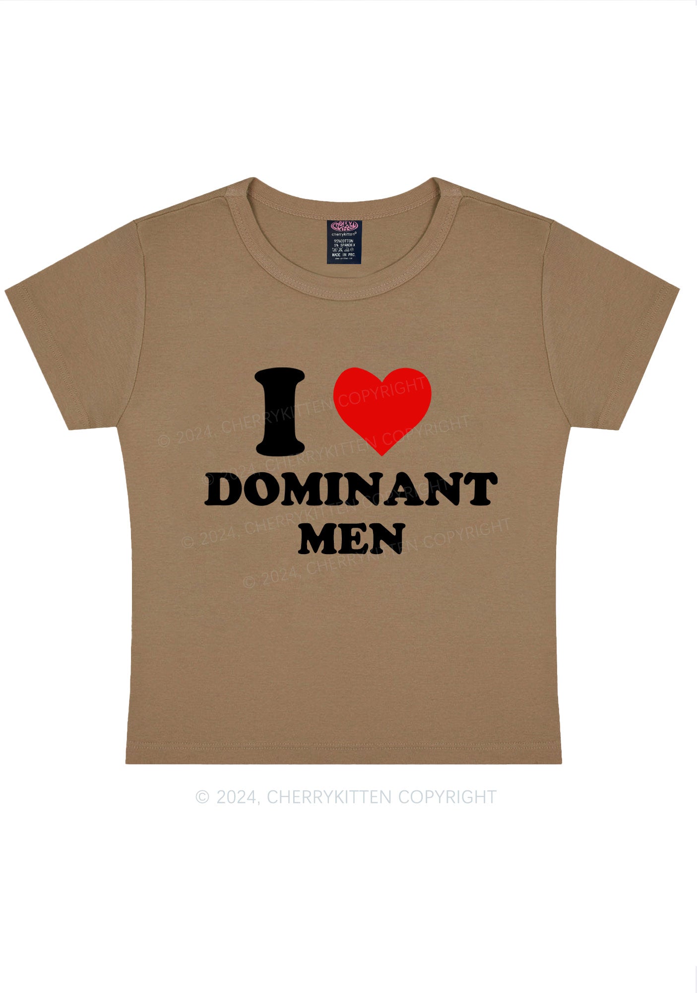 I Love D Men Y2K Baby Tee Cherrykitten