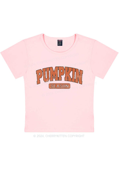 Halloween Pumpkin Season Y2K Baby Tee Cherrykitten