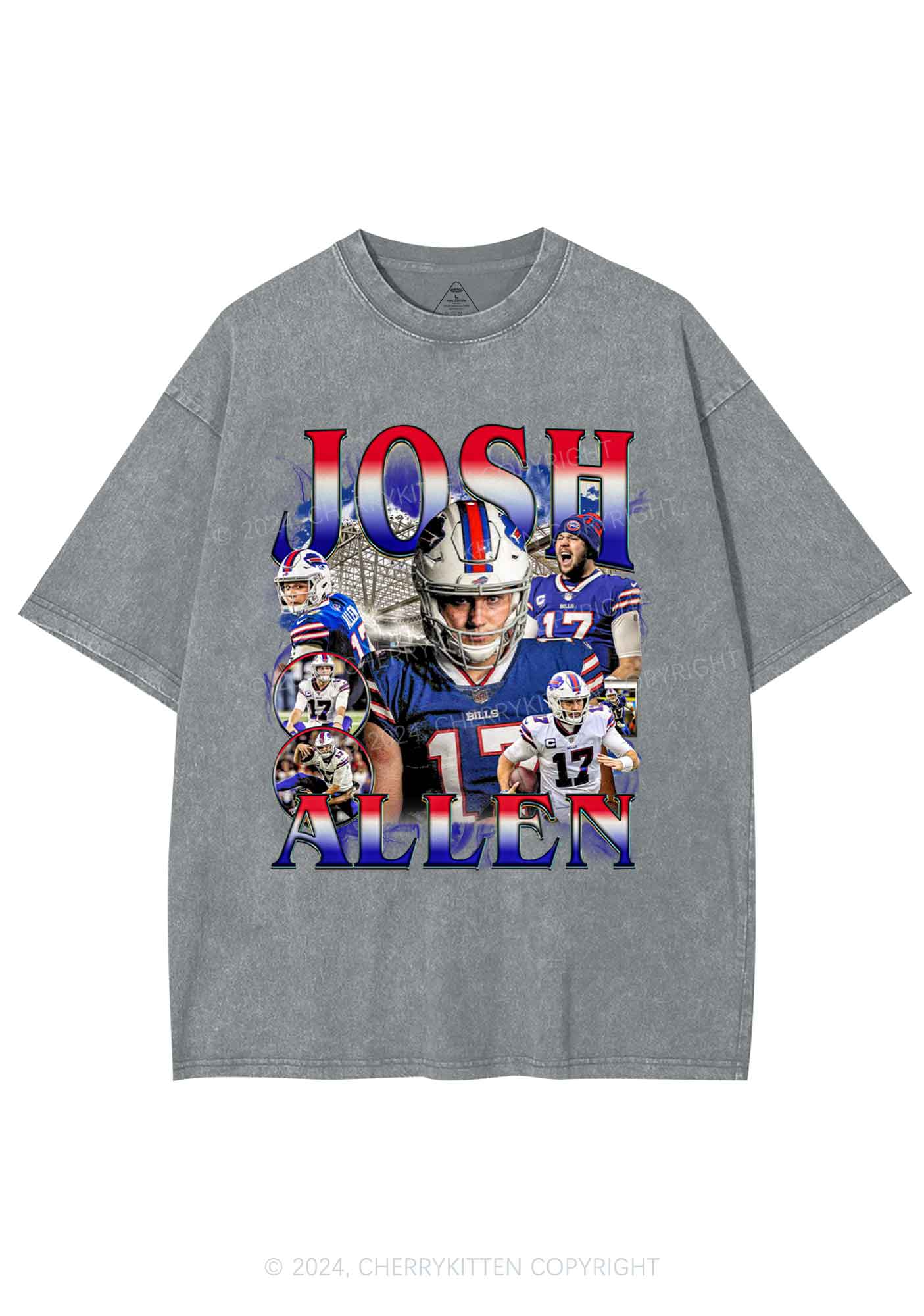 Vintage Josh Y2K Super Bowl Washed Tee Cherrykitten