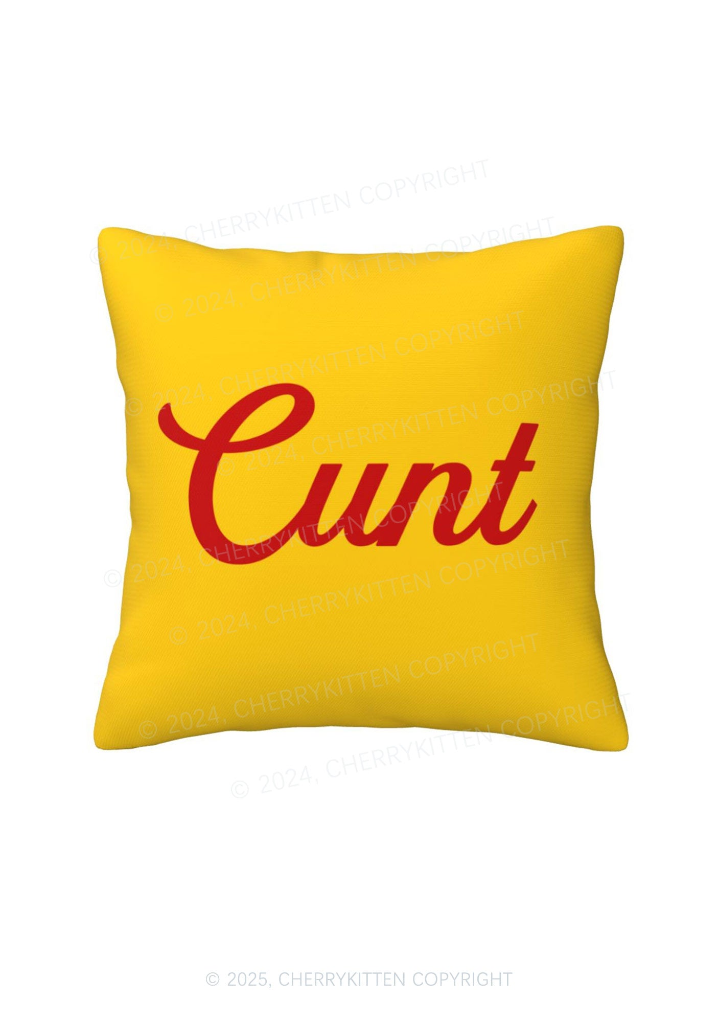 Cxxt Y2K Throw Pillow Cover Cherrykitten