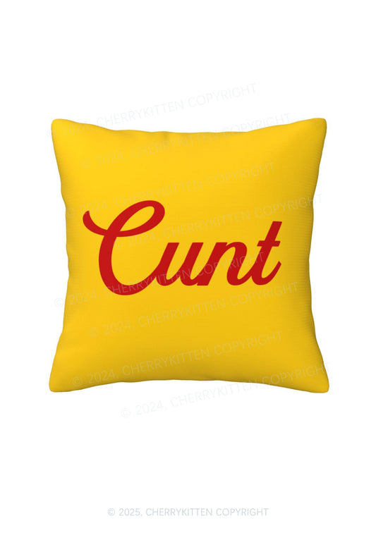 Cxxt Y2K Throw Pillow Cover Cherrykitten