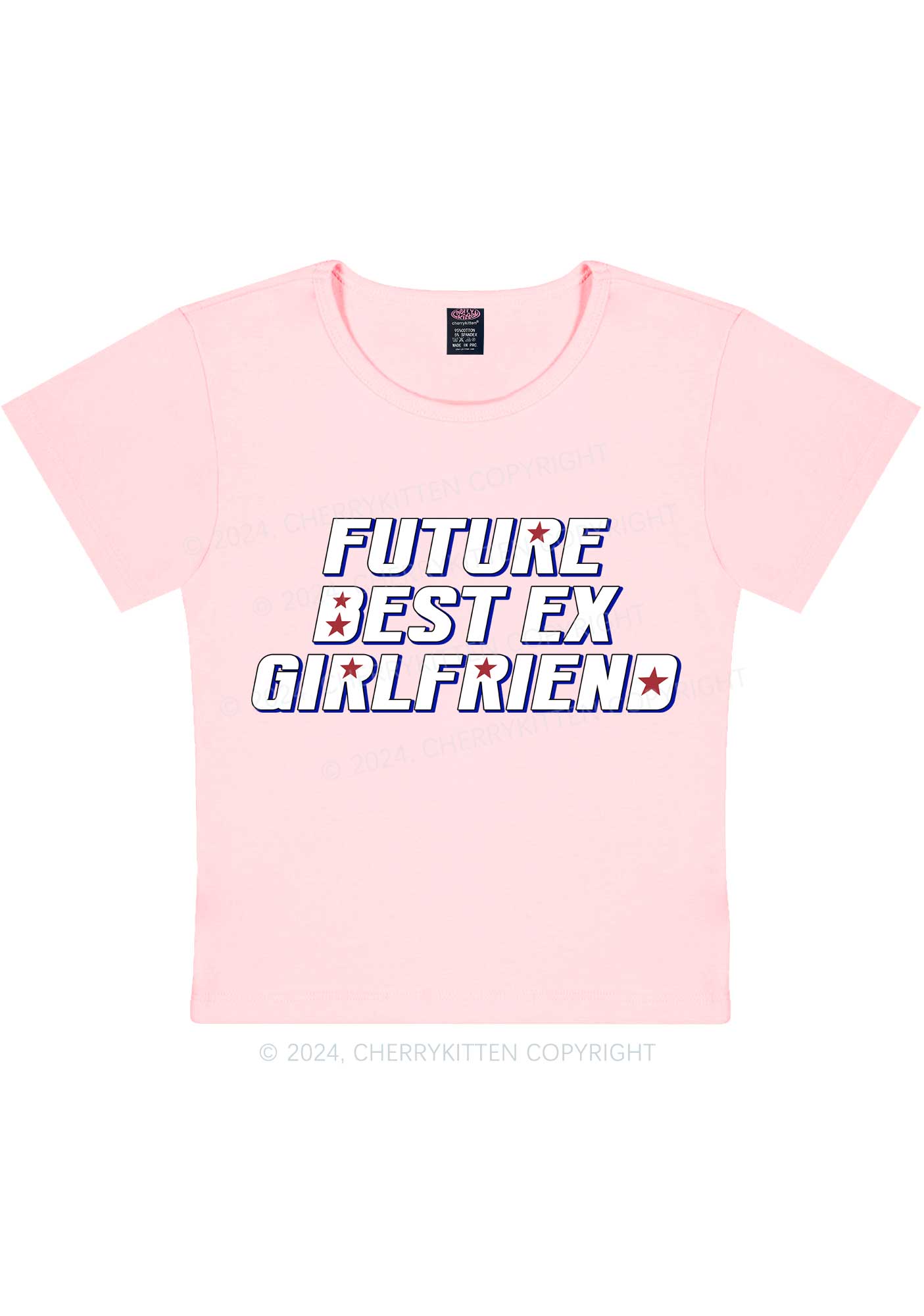 Future Best Ex GF Y2K Baby Tee Cherrykitten