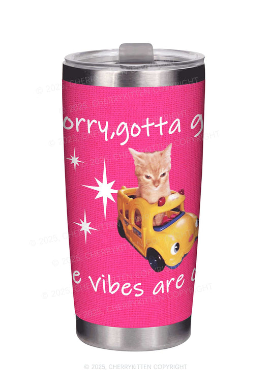 The Vibes Are Off Y2K Stainless Steel Tumbler Cherrykitten