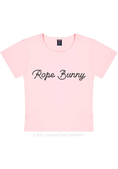 Rope Bunny Y2K Baby Tee Cherrykitten