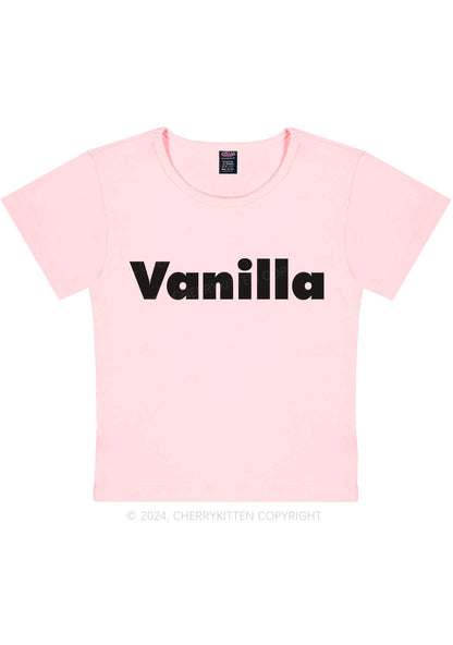 Vanilla Y2K Baby Tee Cherrykitten