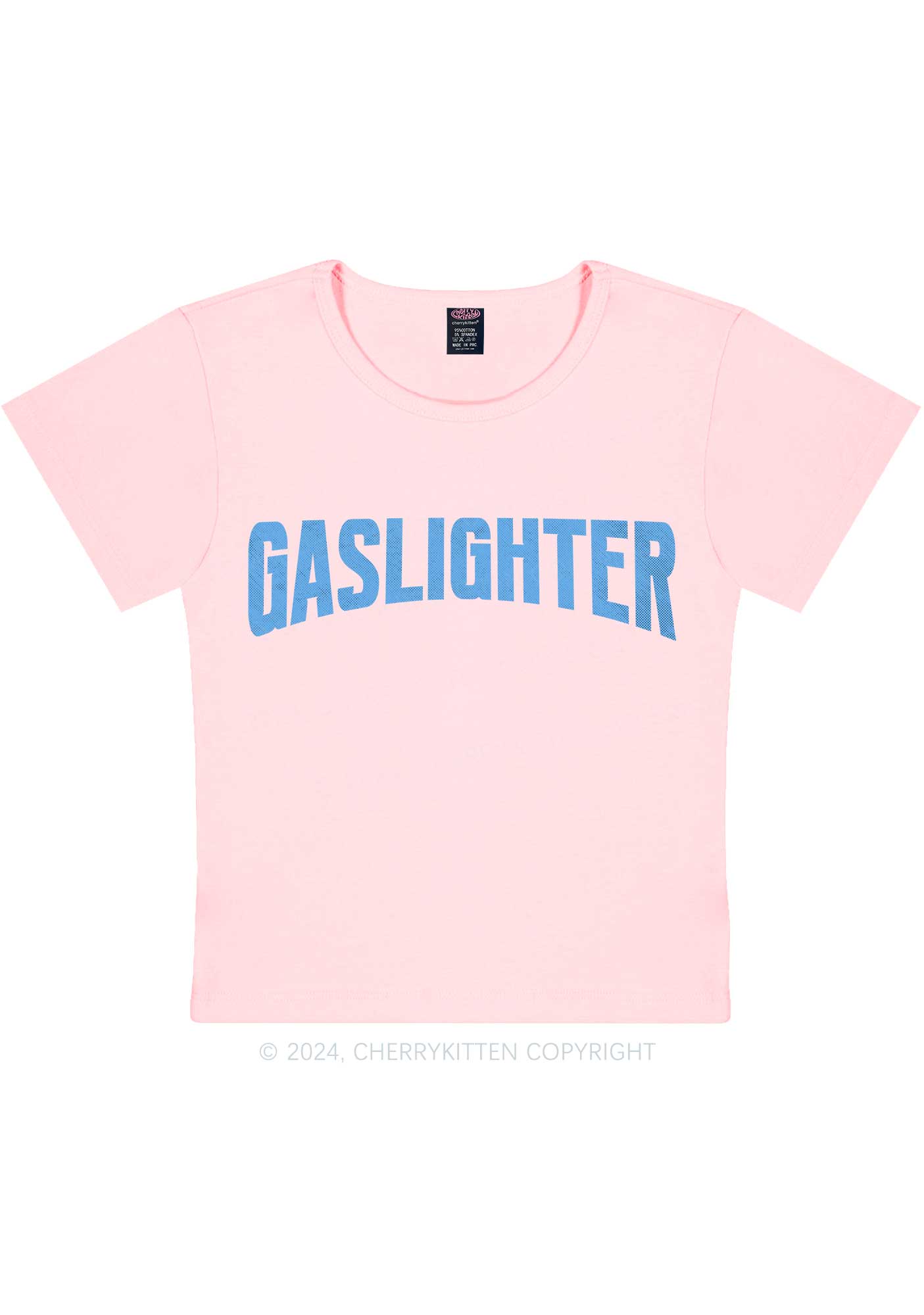 Gaslighter Y2K Baby Tee Cherrykitten