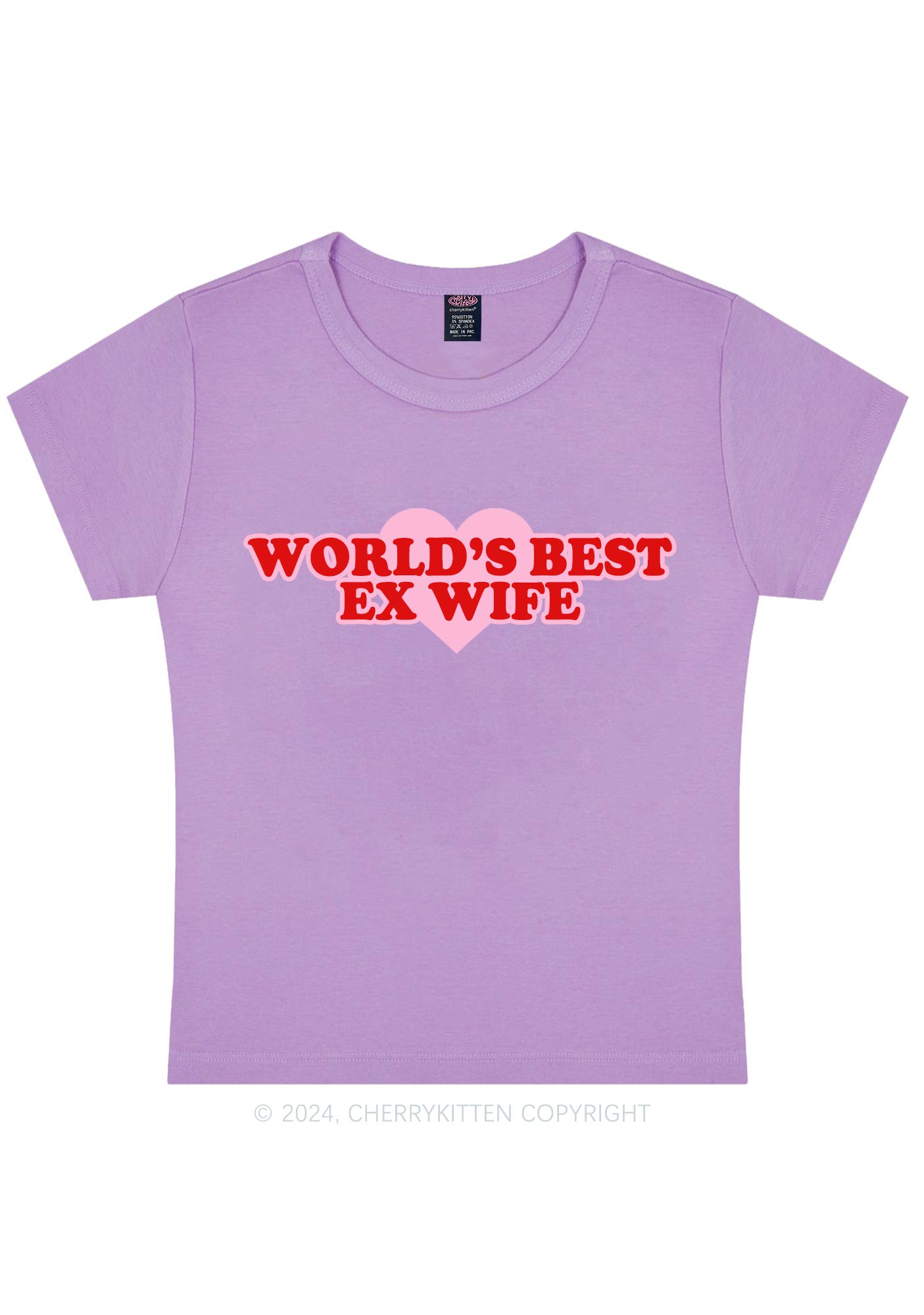 Best Ex Wife Y2K Baby Tee Cherrykitten