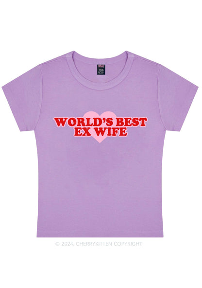 Best Ex Wife Y2K Baby Tee Cherrykitten