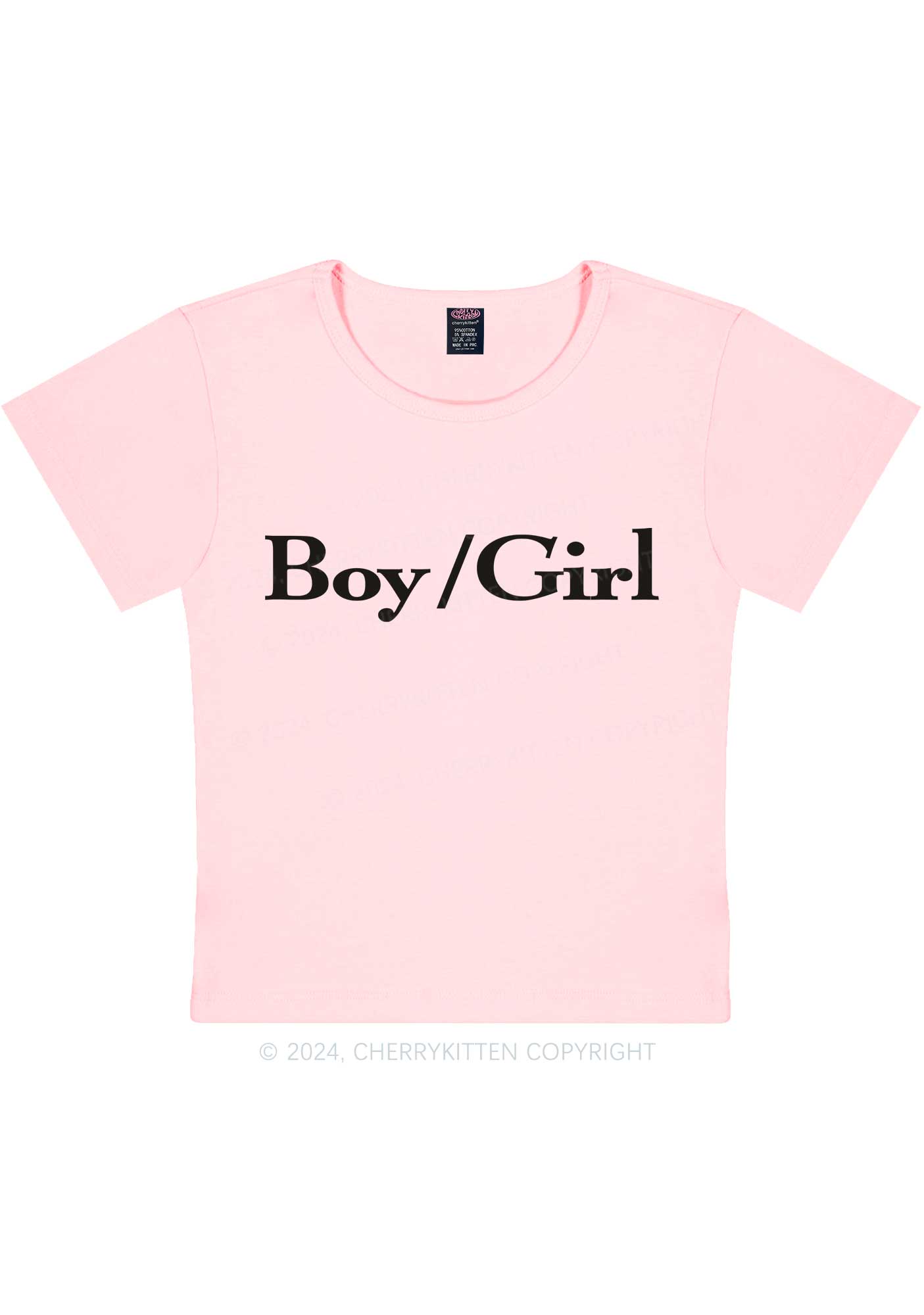 Boy Or Girl Y2K Baby Tee Cherrykitten