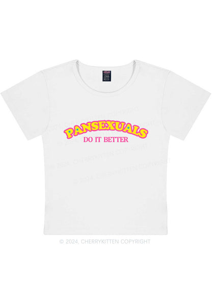 Curvy Pansexuals Do It Better Y2K Baby Tee Cherrykitten