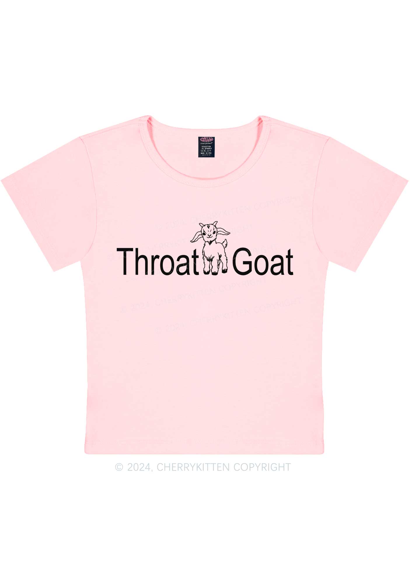 Throat Goat Y2K Baby Tee Cherrykitten