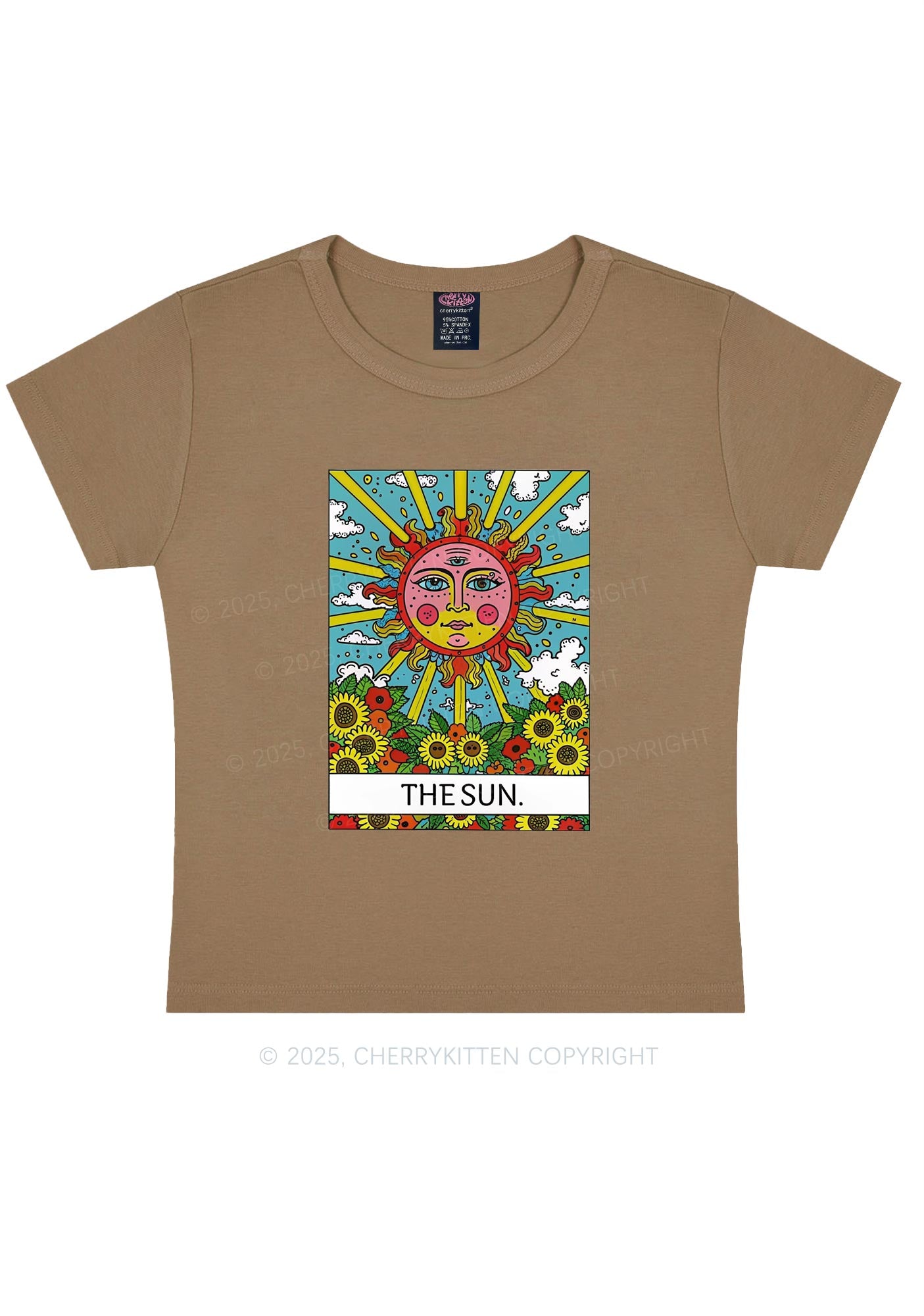 The Sun Y2K Baby Tee Cherrykitten