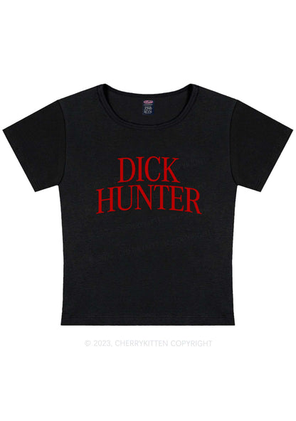 Curvy Dxxk Hunter Y2K Baby Tee Cherrykitten