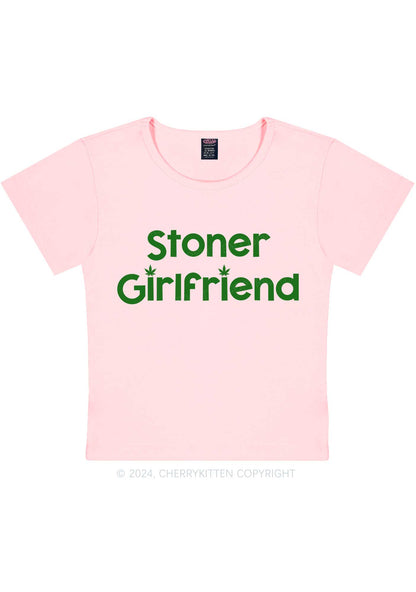 Stoner Girlfriend Y2K Baby Tee Cherrykitten