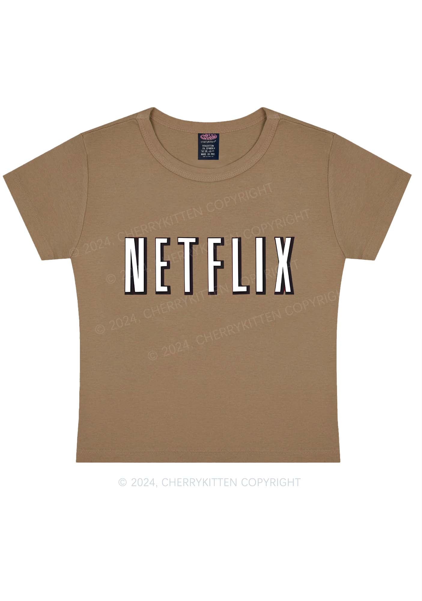 Netflix Y2K Valentine's Day Baby Tee Cherrykitten