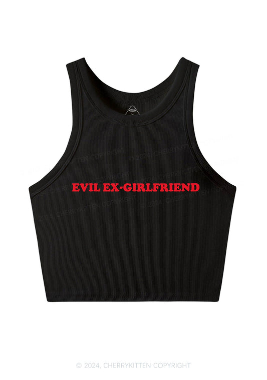 Evil Ex Girlfriend Y2K Crop Tank Top Cherrykitten