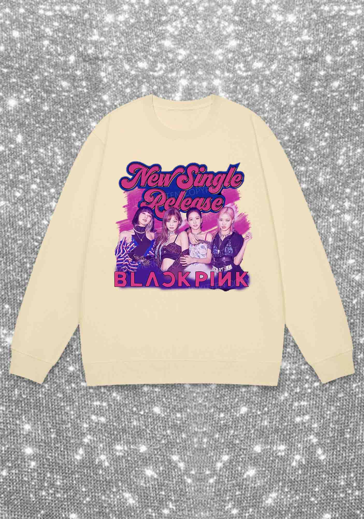 BP New Single Release Kpop Y2K Sweatshirt Cherrykitten