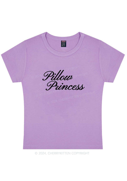 Pillow Princess Y2K Baby Tee Cherrykitten