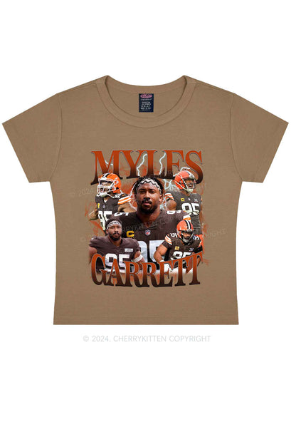 Red Myles Y2K Super Bowl Baby Tee Cherrykitten