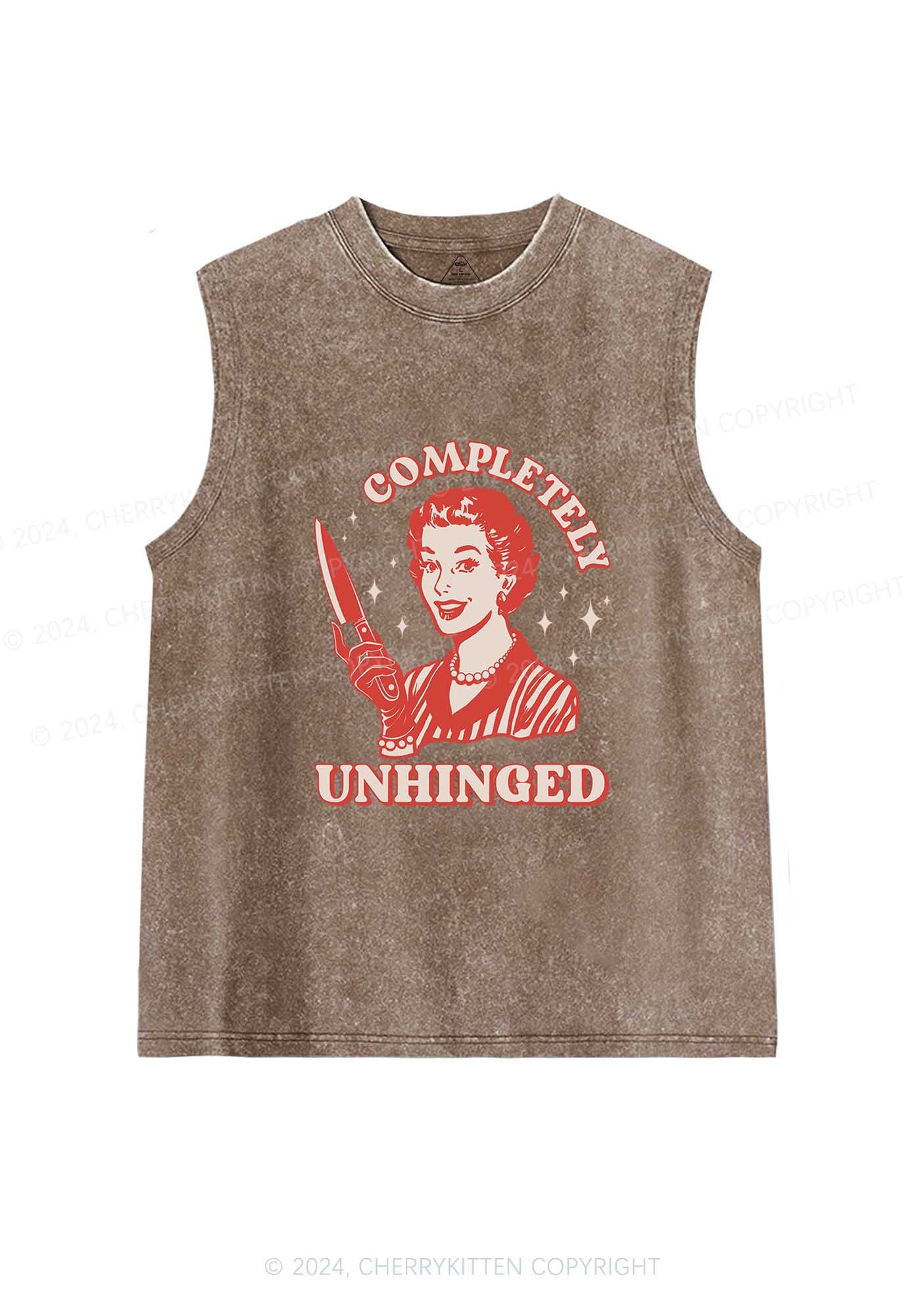 Completely Unhinged Y2K Washed Tank Cherrykitten