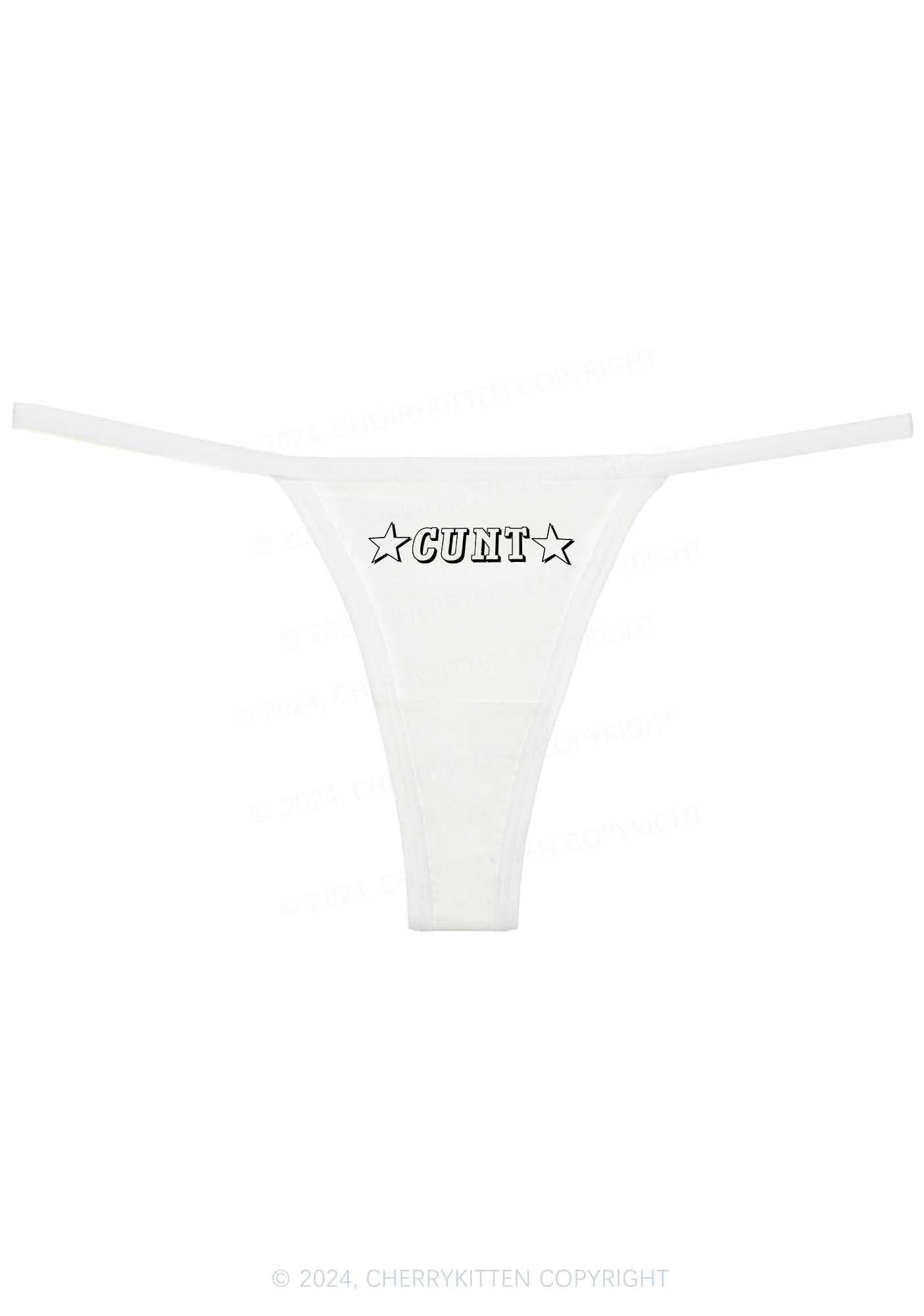 Star Count Y2K Flat String Thong Cherrykitten