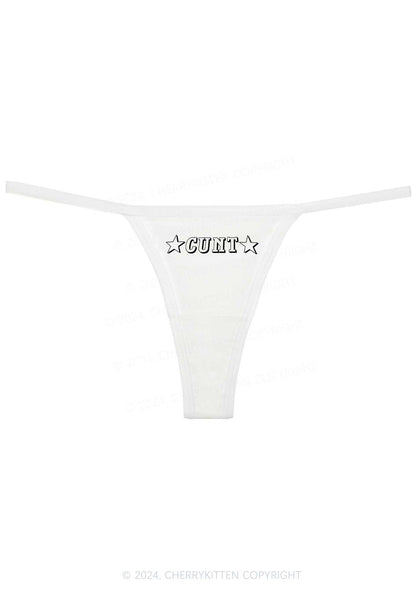 Star Count Y2K Flat String Thong Cherrykitten