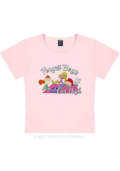 Forget Boys Y2K Baby Tee Cherrykitten