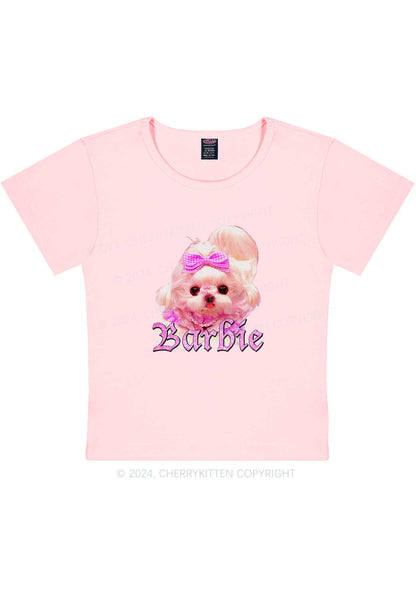 Pretty Dog Y2K Baby Tee Cherrykitten