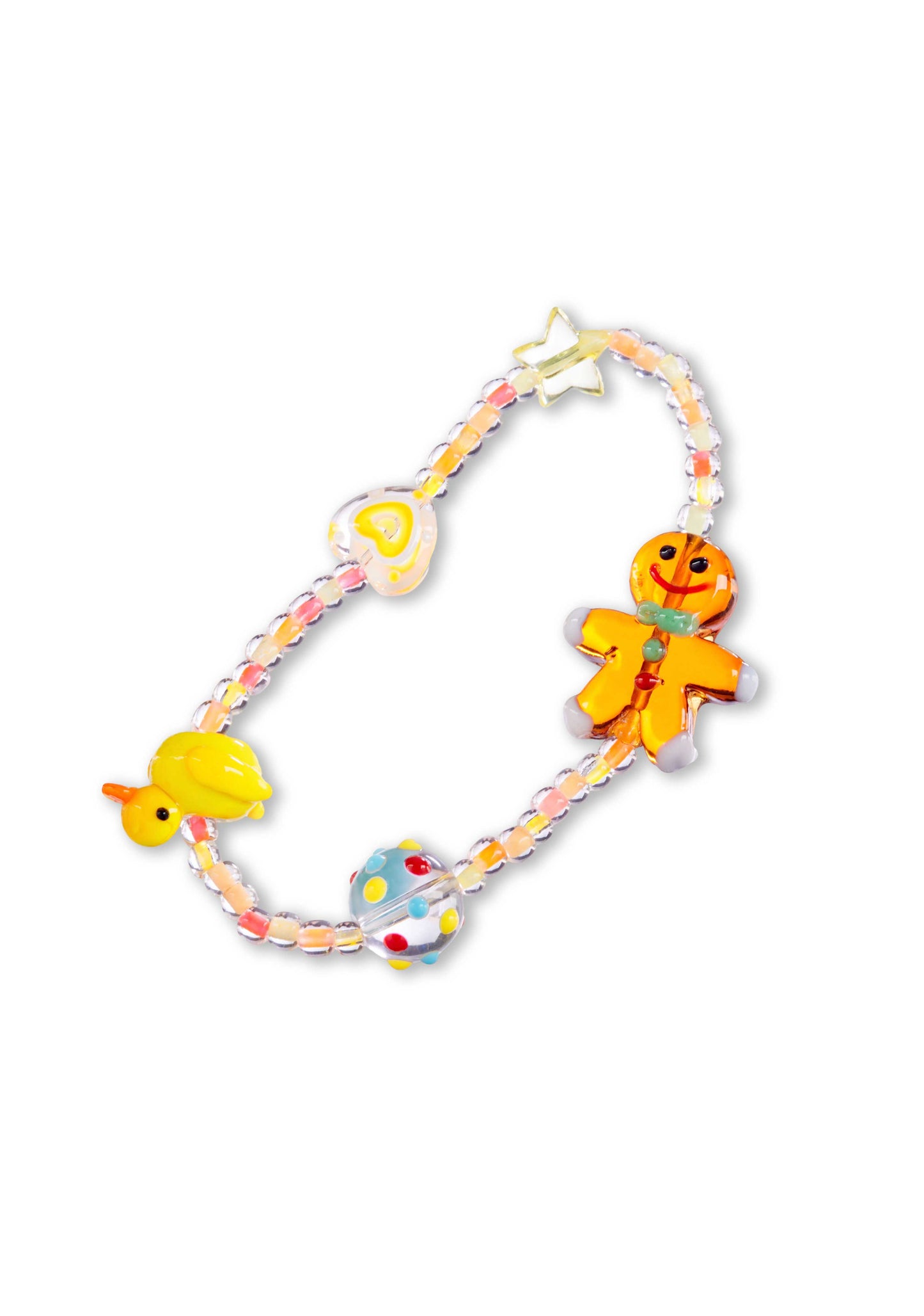 Duck Gingerbread Man Y2K Bracelet Cherrykitten