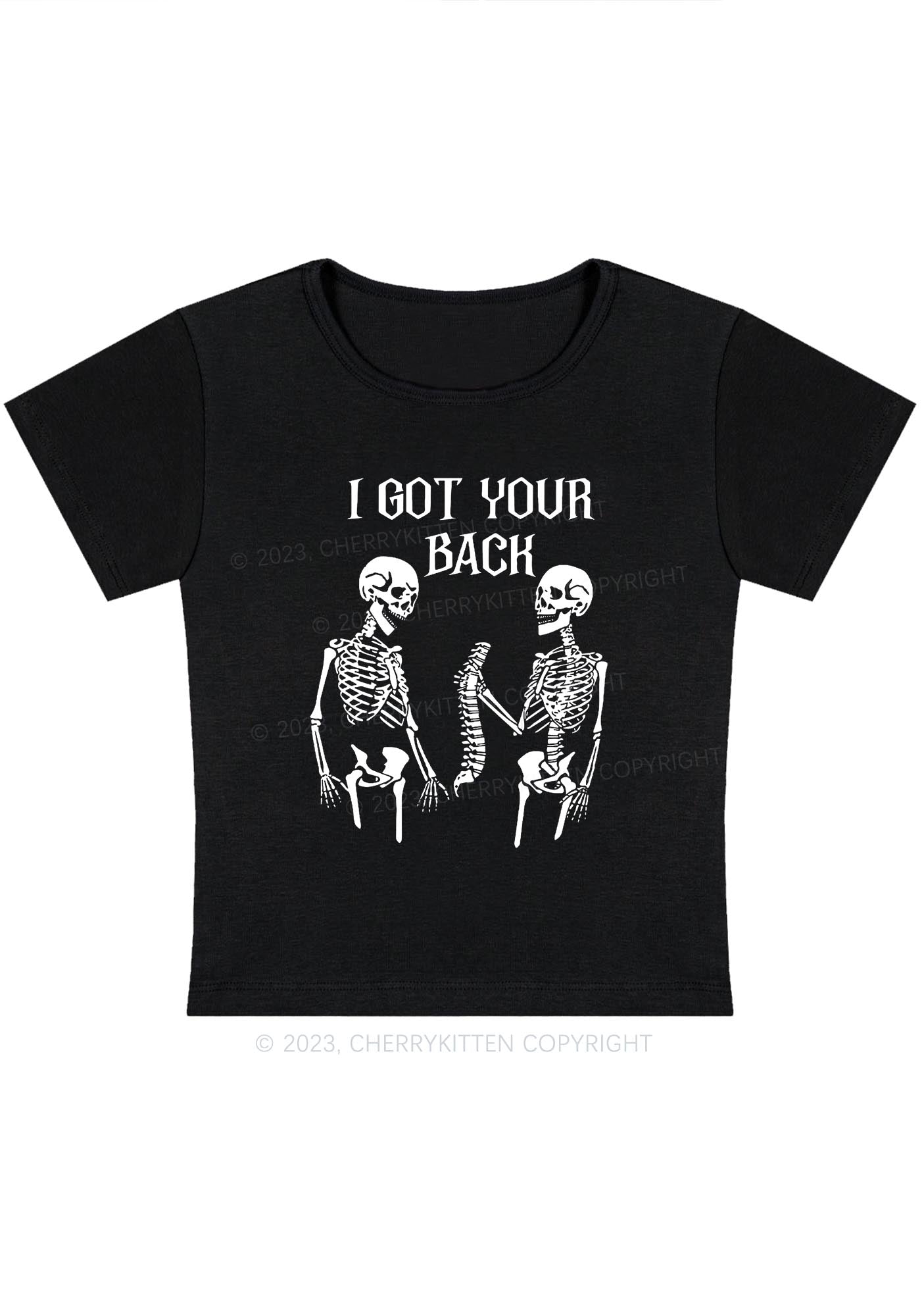 I Got Your Back Halloween Baby Tee Cherrykitten