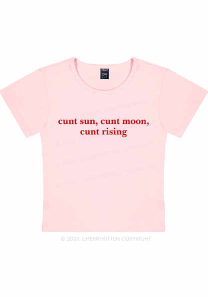 Sun Moon Rising Y2K Baby Tee Cherrykitten